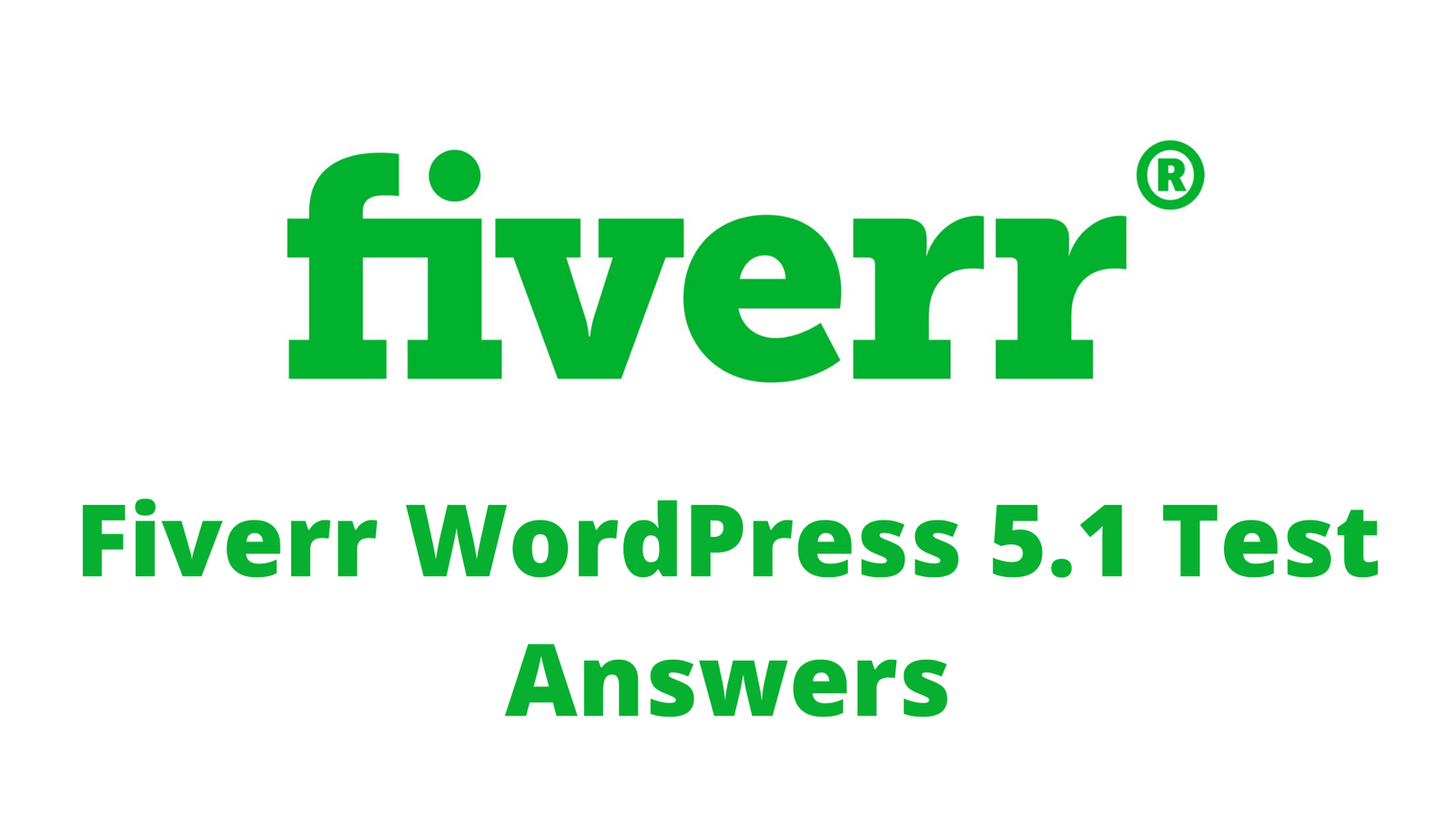 Fiverr HTML5 Test Answers 2023