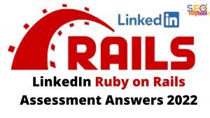 LinkedIn Ruby on Rails Assessment Answers 2022 LinkedIn Ruby on Rails Quiz Answers,Linkedin Ruby on Rails Test Answers,How to Pass Ruby on Rails Test?,Linkedin Ruby on Rails Assessment,Rubi On Rails Skills Assessment,LinkedIn Node JS Assessment,LinkedIn OOP Skill Assessment,Linkedin Microsoft Access Assessment,Hubspot inbound sales certification answers,Google Digital Unlocked Certification Exam Answers.