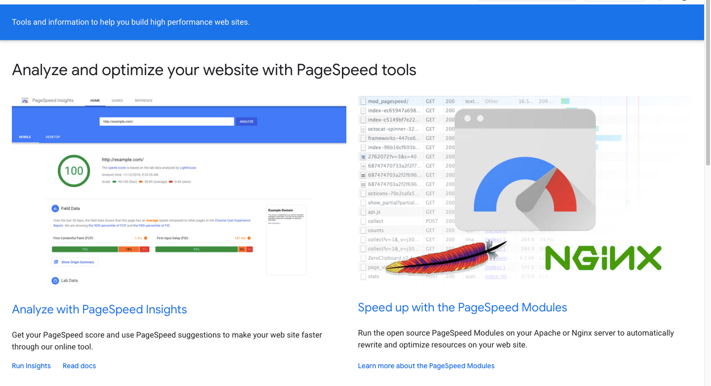 Google PageSpeed Insights best free seo tools