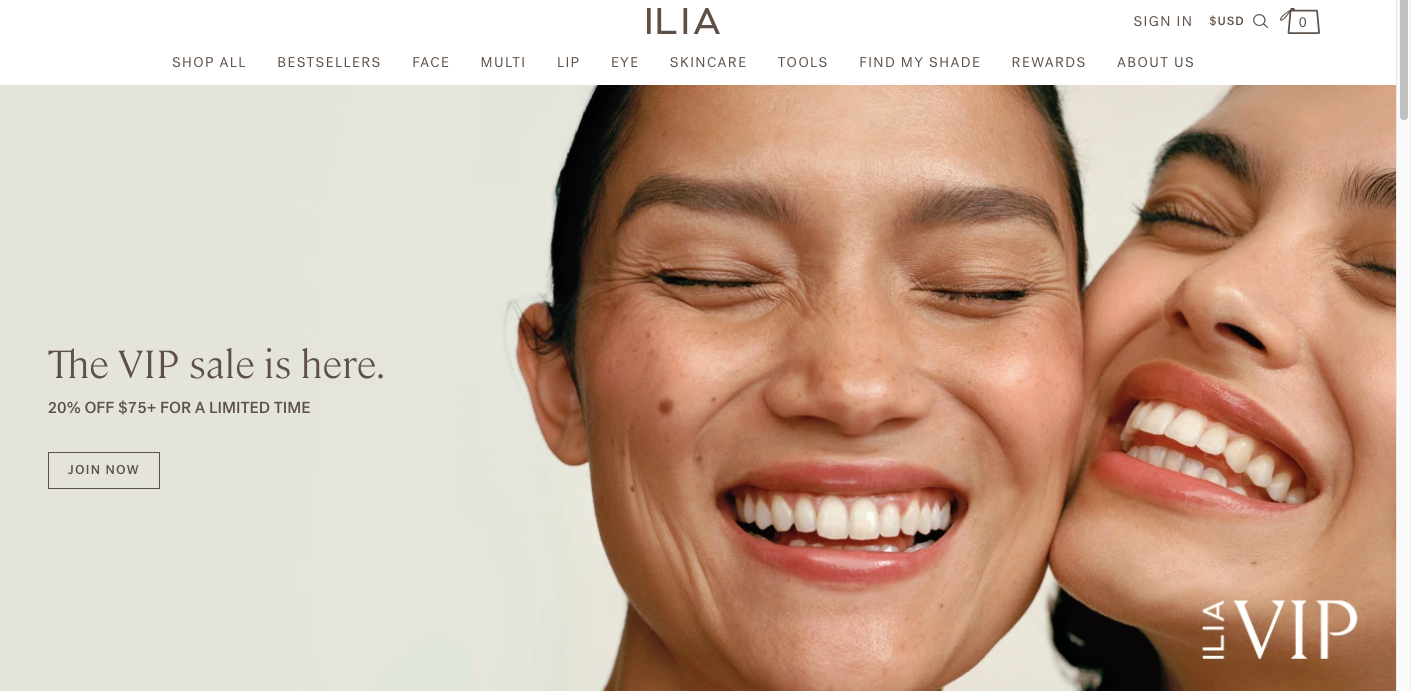 ILIA Best Online Shopping Site