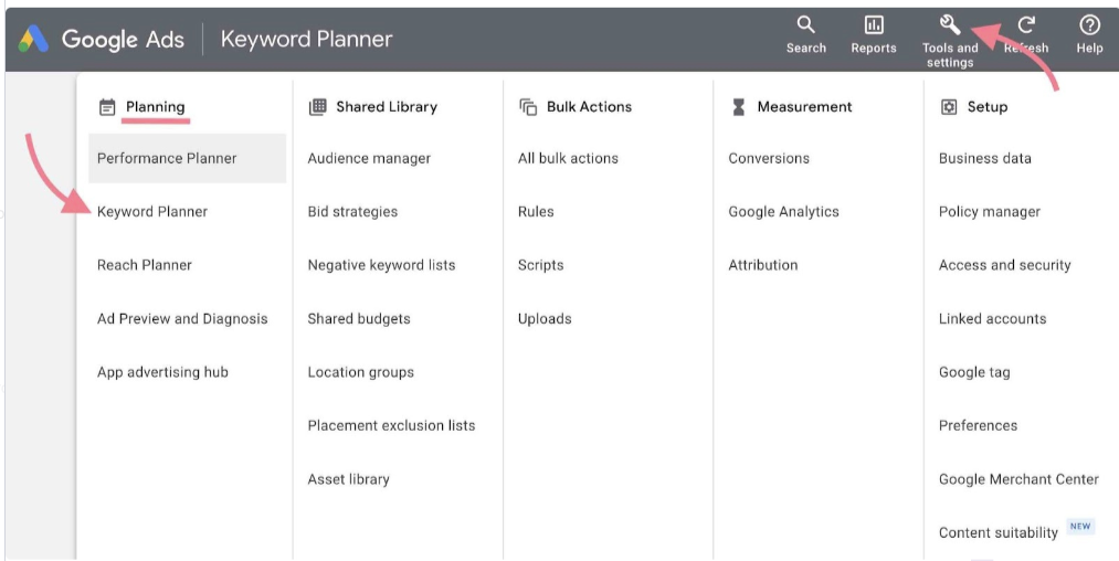 Google Keyword Planner tool - The Ultimate Guide